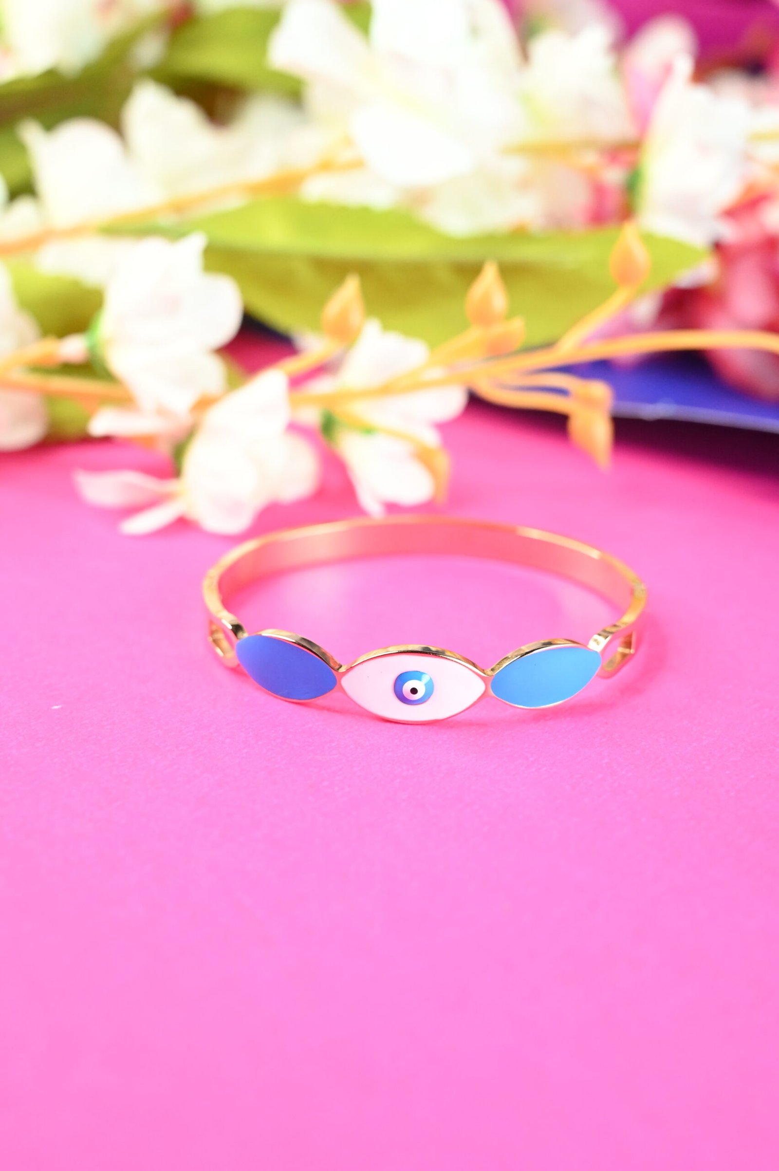 Evil Eye Enamel Bracelet