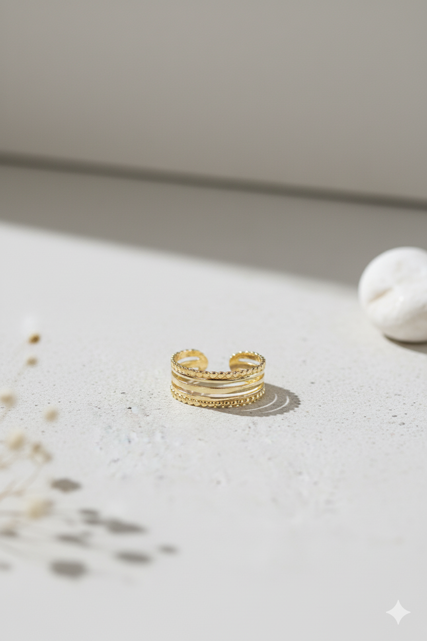 Twisted Rope Band Ring - Image 2