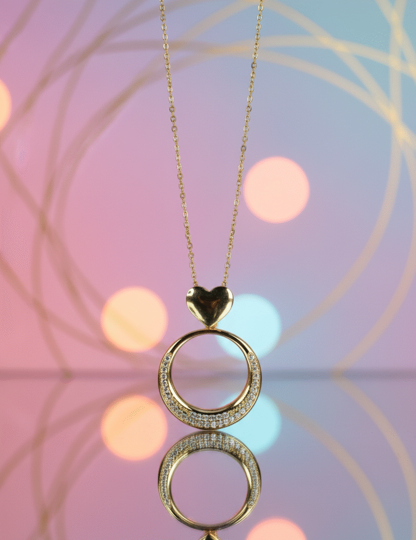 Eternal Love Heart Pendant Necklace