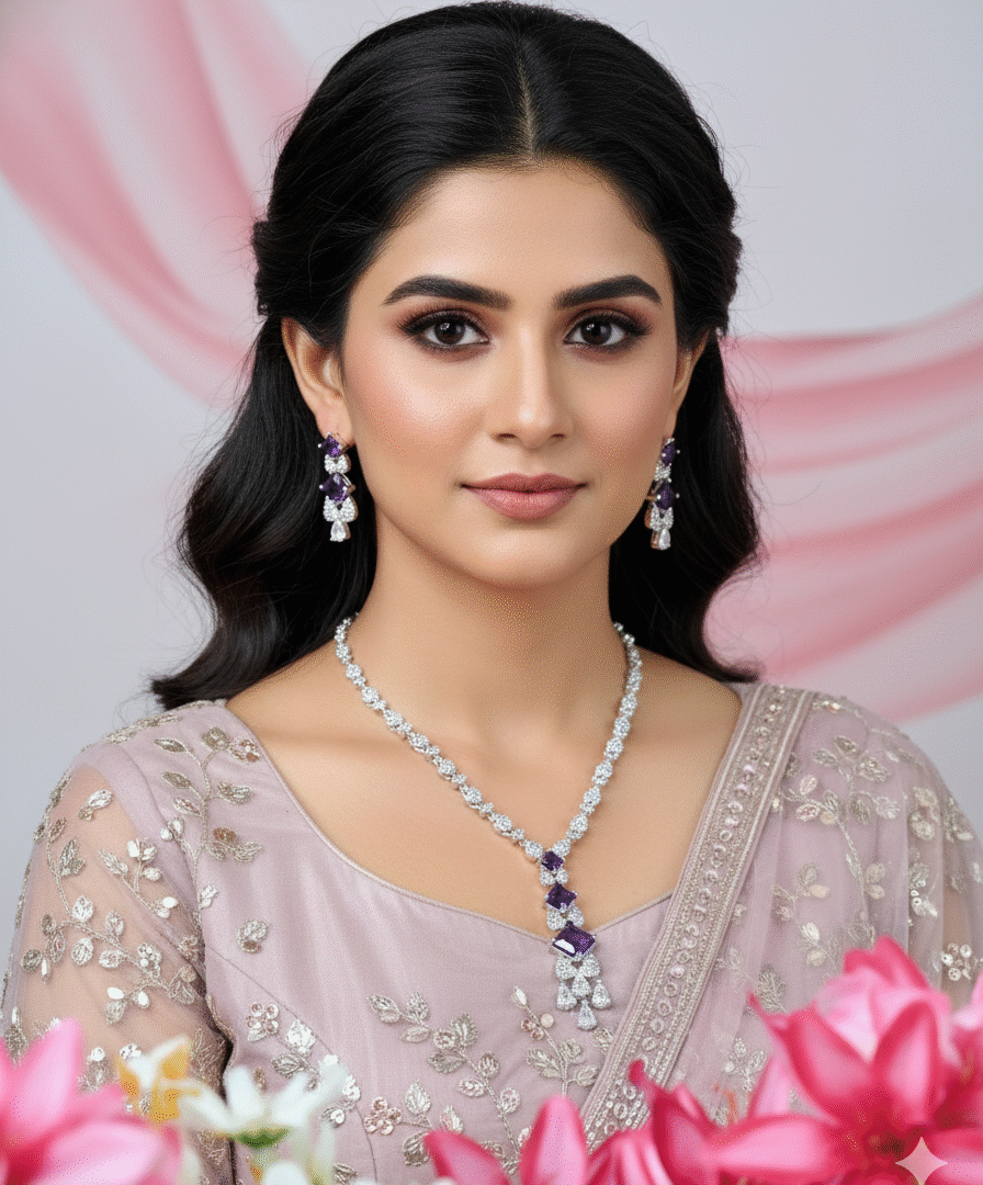 Violet Luxe Necklace Set