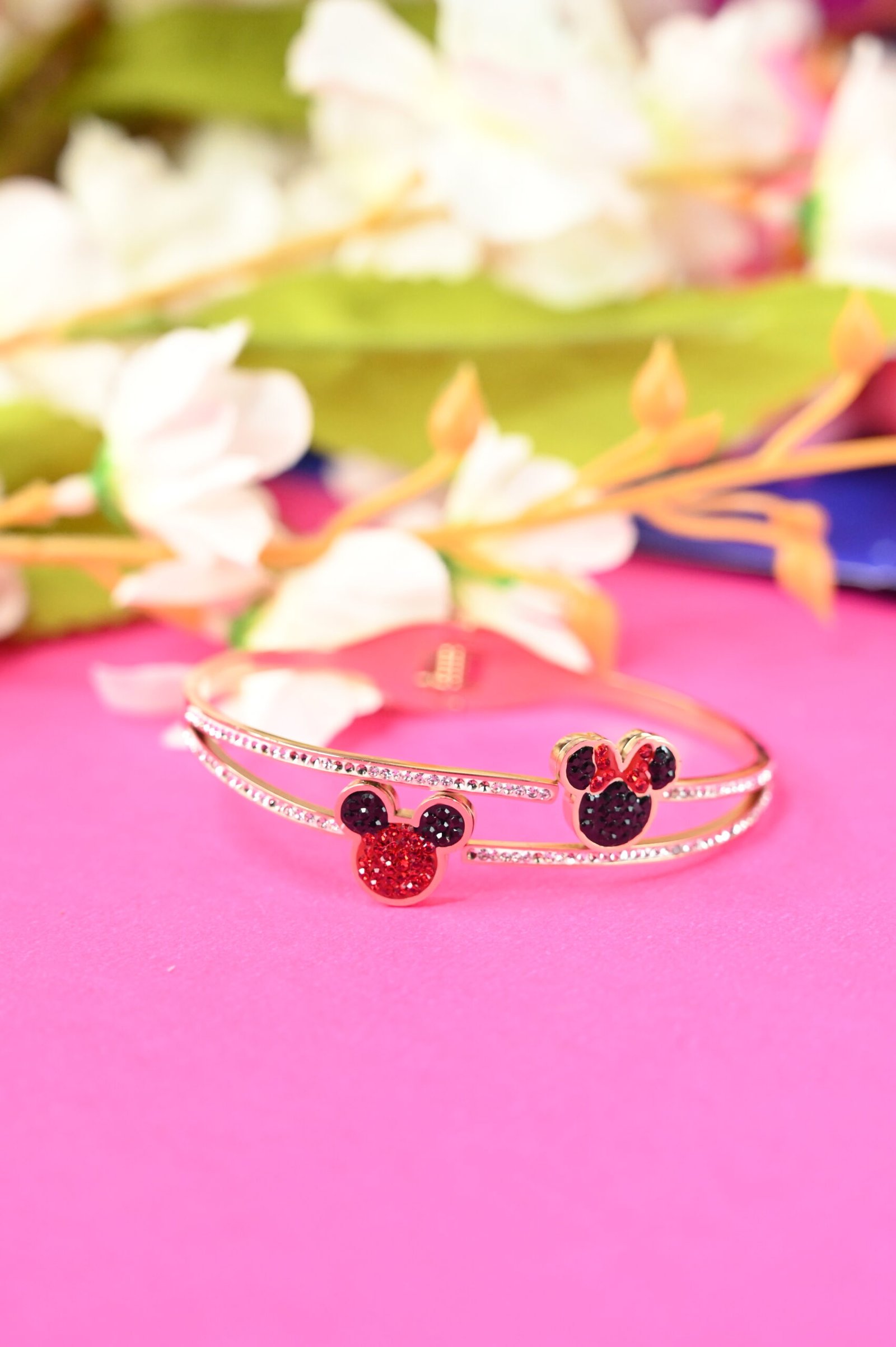 Mickey & Minnie Sparkling Love Bracelet