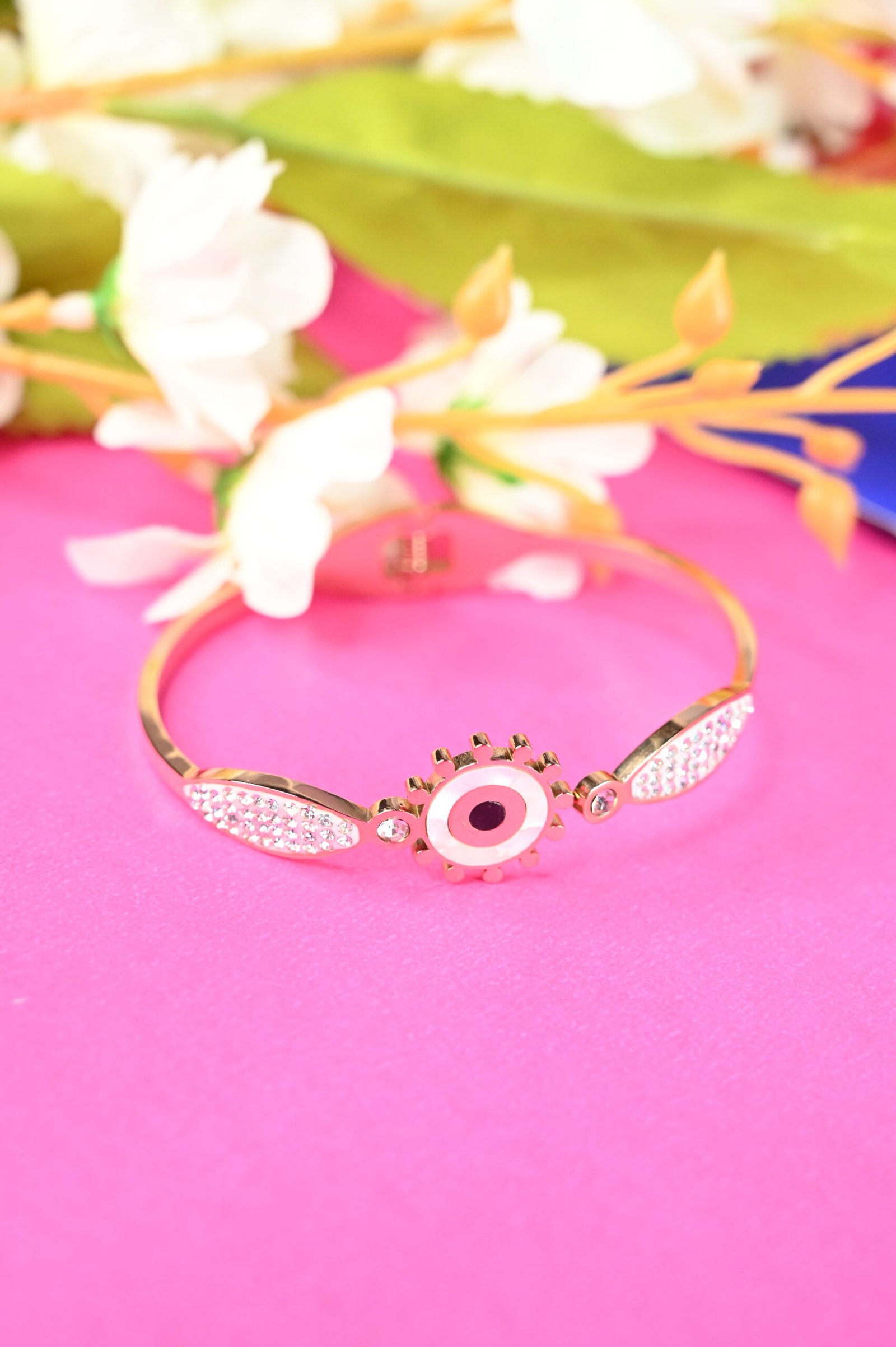Sun Shaped Evil Eye Bracelet - Image 2