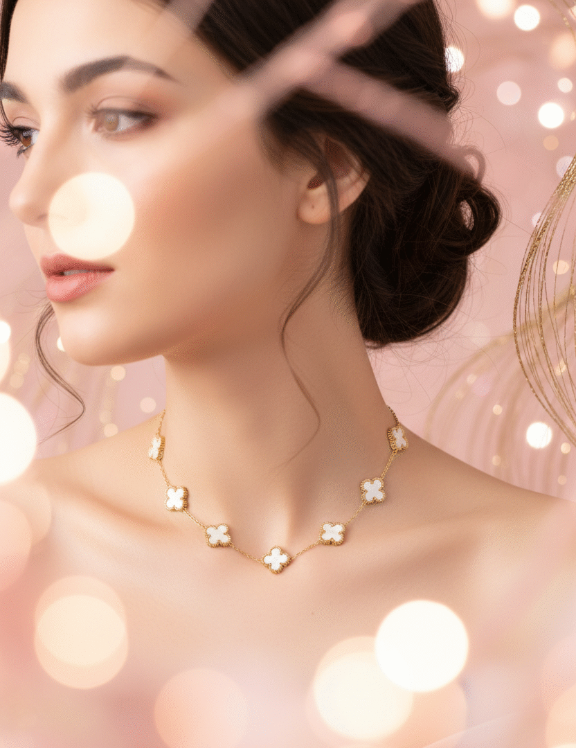 White Clover Necklace