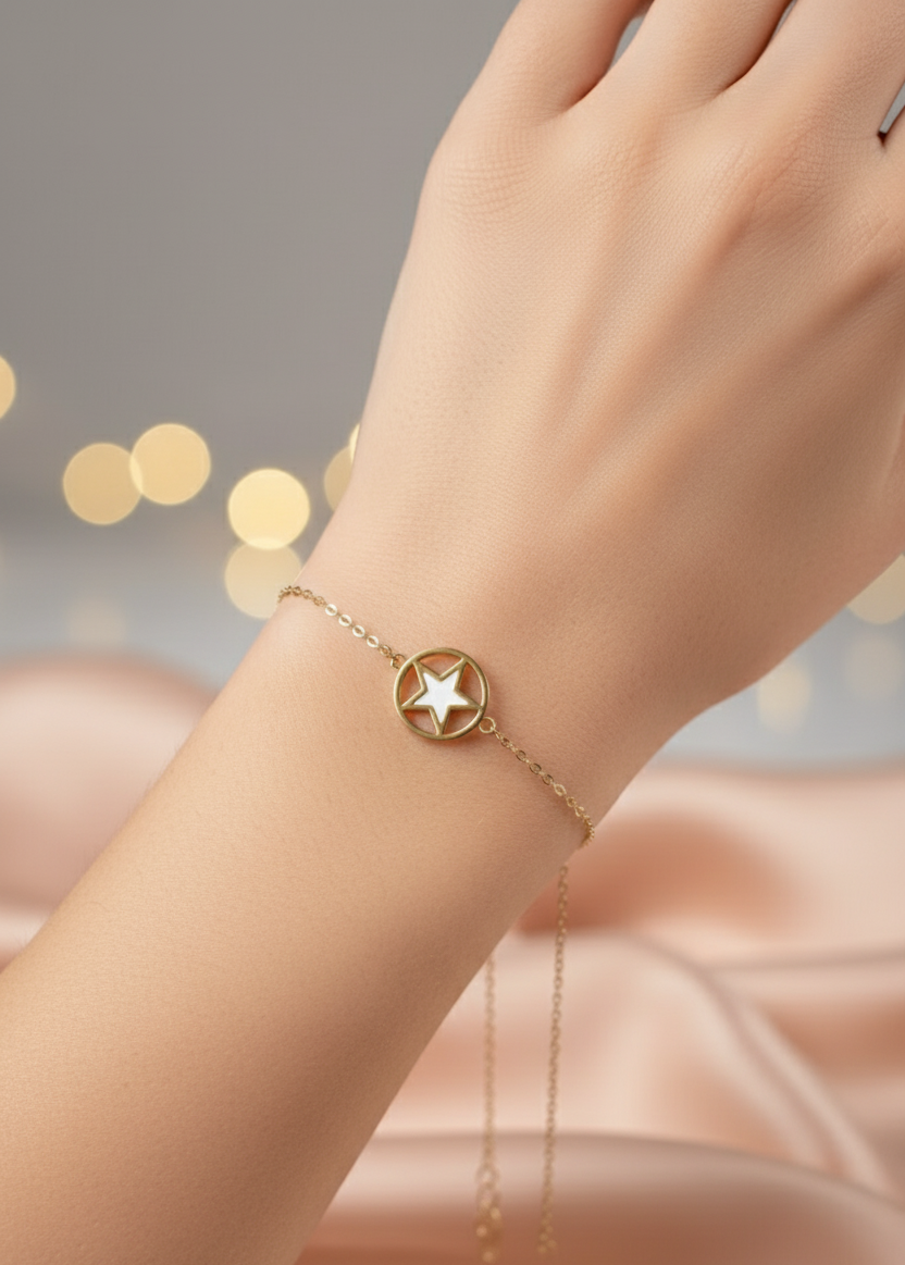 Starlit Glow Minimal Bracelet - Image 2