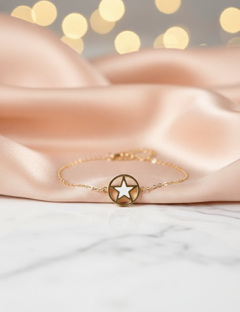 Starlit Glow Minimal Bracelet